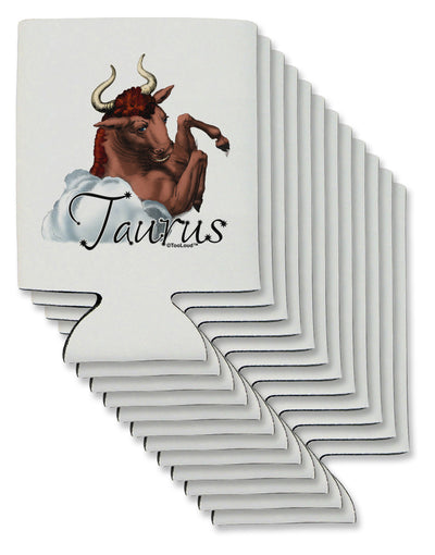 Taurus Color Illustration Can / Bottle Insulator Coolers-Can Coolie-TooLoud-12 Pieces-Davson Sales