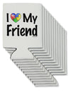 I Heart My Friend - Autism Awareness Can / Bottle Insulator Coolers by TooLoud-Can Coolie-TooLoud-12-Davson Sales