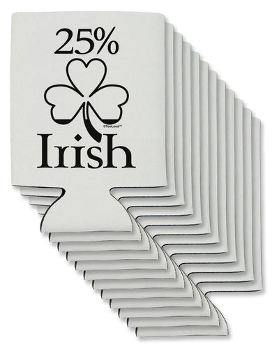 25 Percent Irish - St Patricks Day Can / Bottle Insulator Coolers by TooLoud-Can Coolie-TooLoud-12-Davson Sales