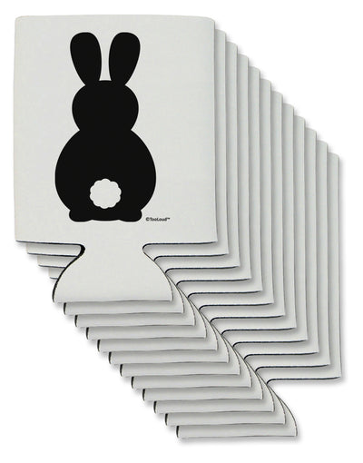 Cute Bunny Silhouette with Tail Can / Bottle Insulator Coolers by TooLoud-Can Coolie-TooLoud-12-Davson Sales