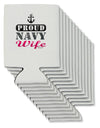 Proud Navy Wife Can / Bottle Insulator Coolers-Can Coolie-TooLoud-12-Davson Sales