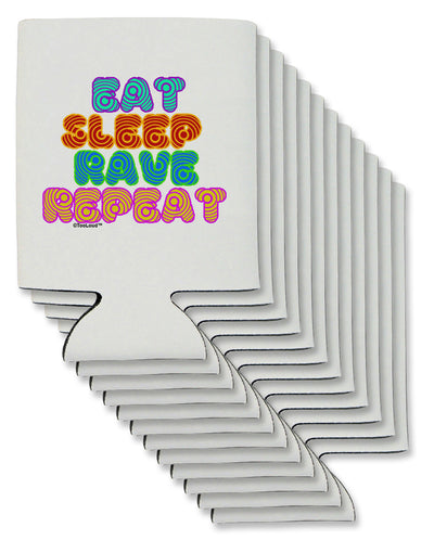 Eat Sleep Rave Repeat Hypnotic Can / Bottle Insulator Coolers by TooLoud-Can Coolie-TooLoud-12-Davson Sales