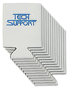 Tech Support Logo Can / Bottle Insulator Coolers by TooLoud-Can Coolie-TooLoud-12-Davson Sales