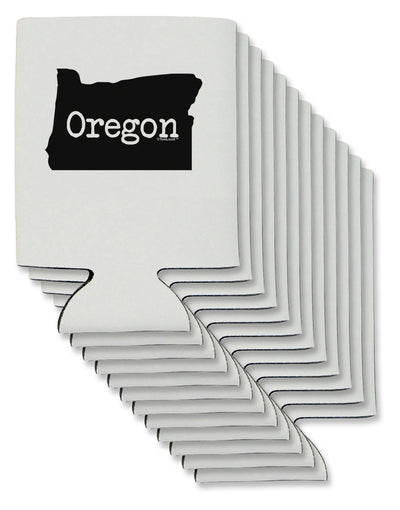 Oregon - United States Shape Can / Bottle Insulator Coolers by TooLoud-Can Coolie-TooLoud-12-Davson Sales