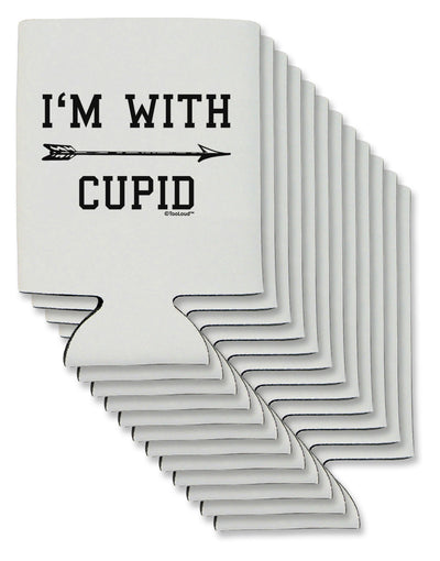 I'm With Cupid - Right Arrow Can / Bottle Insulator Coolers by TooLoud-Can Coolie-TooLoud-12-Davson Sales