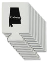 Alabama - United States Shape Can / Bottle Insulator Coolers by TooLoud-Can Coolie-TooLoud-12-Davson Sales