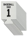 Baseball Dad Jersey Can / Bottle Insulator Coolers by TooLoud-Can Coolie-TooLoud-12-Davson Sales