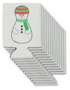 Cute Snowman Matryoshka Nesting Doll - Christmas Can / Bottle Insulator Coolers-Can Coolie-TooLoud-12 Pieces-Davson Sales