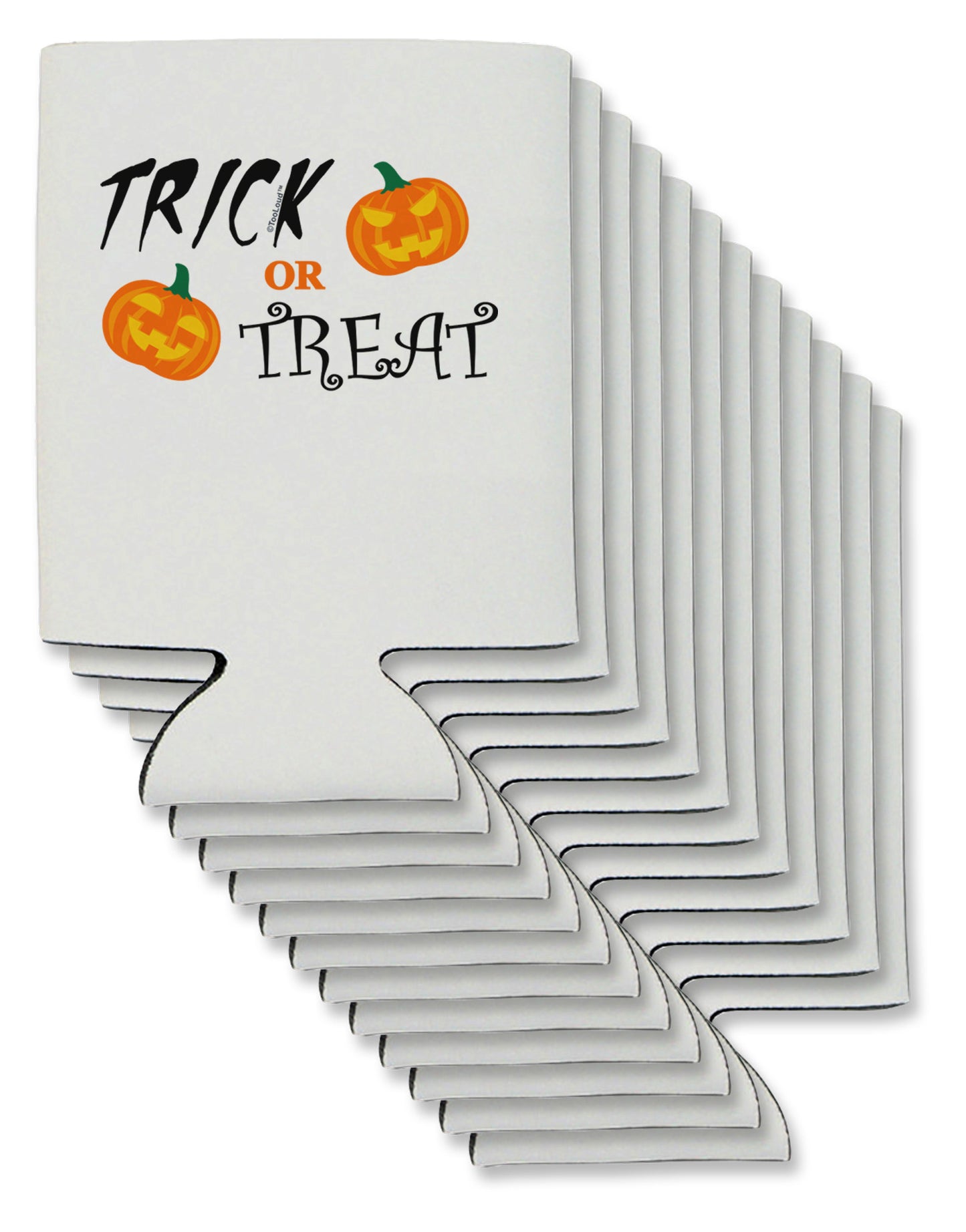Trick or Treat Pumpkins Can / Bottle Insulator Coolers-Can Coolie-TooLoud-12-Davson Sales