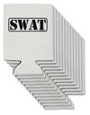 SWAT Team Logo - Text #2 Can / Bottle Insulator Coolers by TooLoud-Can Coolie-TooLoud-12-Davson Sales