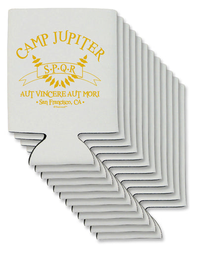 Camp Jupiter - SPQR Banner - Gold Can / Bottle Insulator Coolers by TooLoud-Can Coolie-TooLoud-12-Davson Sales