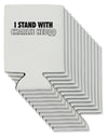 I Stand With Charlie Can / Bottle Insulator Coolers by TooLoud-Can Coolie-TooLoud-12-Davson Sales