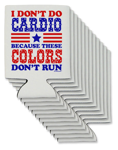 I Don't Do Cardio Because These Colors Don't Run Can / Bottle Insulator Coolers-Can Coolie-TooLoud-12-Davson Sales