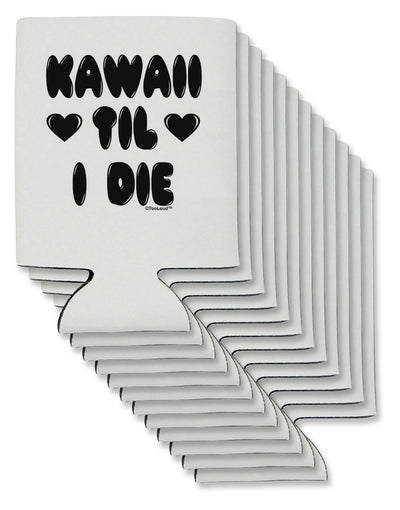 Kawaii Til I Die - Design Can / Bottle Insulator Coolers by TooLoud-Can Coolie-TooLoud-12-Davson Sales