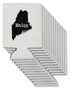 Maine - United States Shape Can / Bottle Insulator Coolers-Can Coolie-TooLoud-12 Pieces-Davson Sales