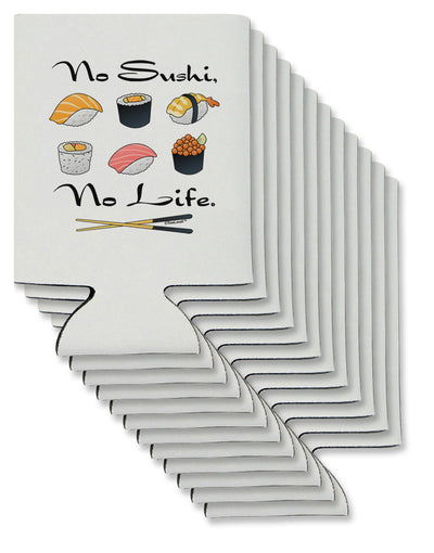 No Sushi No Life Can / Bottle Insulator Coolers-Can Coolie-TooLoud-12-Davson Sales