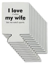 I Love My Wife - Sports Can / Bottle Insulator Coolers by TooLoud-Can Coolie-TooLoud-12-Davson Sales