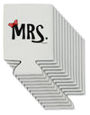 Matching Mr and Mrs Design - Mrs Bow Can / Bottle Insulator Coolers by TooLoud-Can Coolie-TooLoud-12-Davson Sales