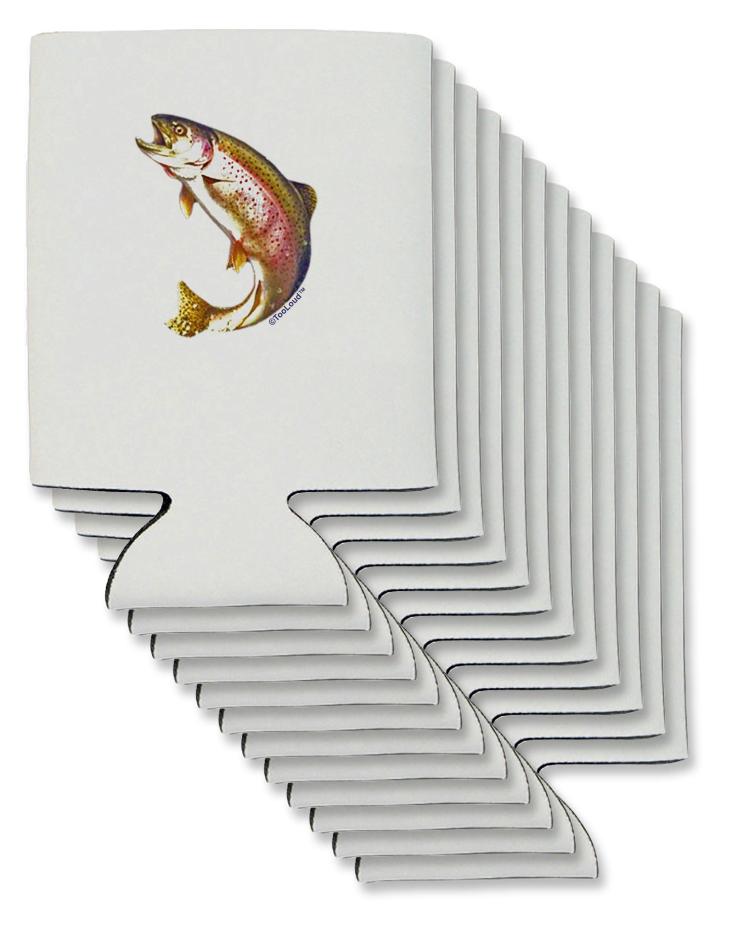 Rainbow Trout Can / Bottle Insulator Coolers-Can Coolie-TooLoud-12-Davson Sales