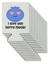 I Love You Berry Much Can / Bottle Insulator Coolers by TooLoud-Can Coolie-TooLoud-12-Davson Sales