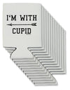 I'm With Cupid - Left Arrow Can / Bottle Insulator Coolers by TooLoud-Can Coolie-TooLoud-12-Davson Sales