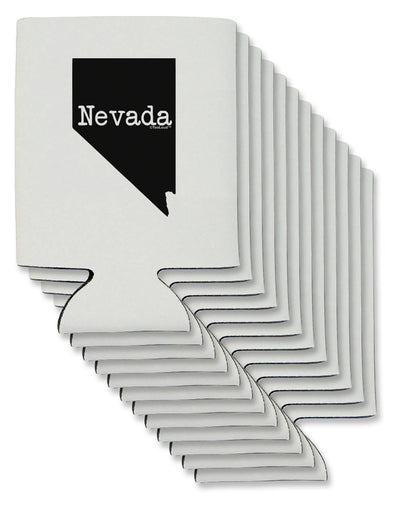 Nevada - United States Shape Can / Bottle Insulator Coolers by TooLoud-Can Coolie-TooLoud-12-Davson Sales