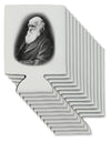 Charles Darwin Black and White Can / Bottle Insulator Coolers by TooLoud-Can Coolie-TooLoud-12-Davson Sales