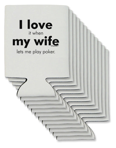 I Love My Wife - Poker Can / Bottle Insulator Coolers by TooLoud-Can Coolie-TooLoud-12-Davson Sales