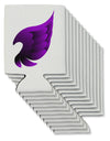 Cute Single Dark Angel Wing Black and Purple Can / Bottle Insulator Coolers-Can Coolie-TooLoud-12 Pieces-Davson Sales