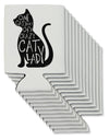 One Cat Short Of A Crazy Cat Lady Can / Bottle Insulator Coolers-Can Coolie-TooLoud-12 Pieces-Davson Sales