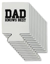 Dad Knows Best Can / Bottle Insulator Coolers by TooLoud-Can Coolie-TooLoud-12-Davson Sales