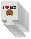 I Heart My - Cute Doxie Dachshund Dog Can / Bottle Insulator Coolers by TooLoud-Can Coolie-TooLoud-12-Davson Sales