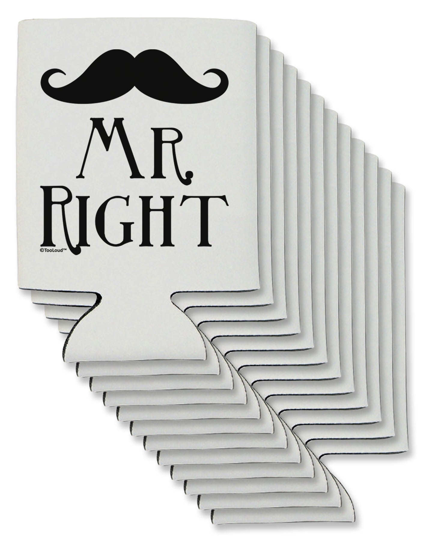 Mr Right Can / Bottle Insulator Coolers-Can Coolie-TooLoud-12-Davson Sales
