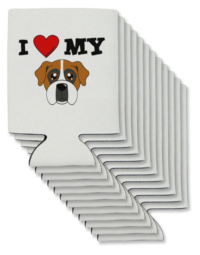 I Heart My - Cute Boxer Dog Can / Bottle Insulator Coolers by TooLoud-Can Coolie-TooLoud-12-Davson Sales