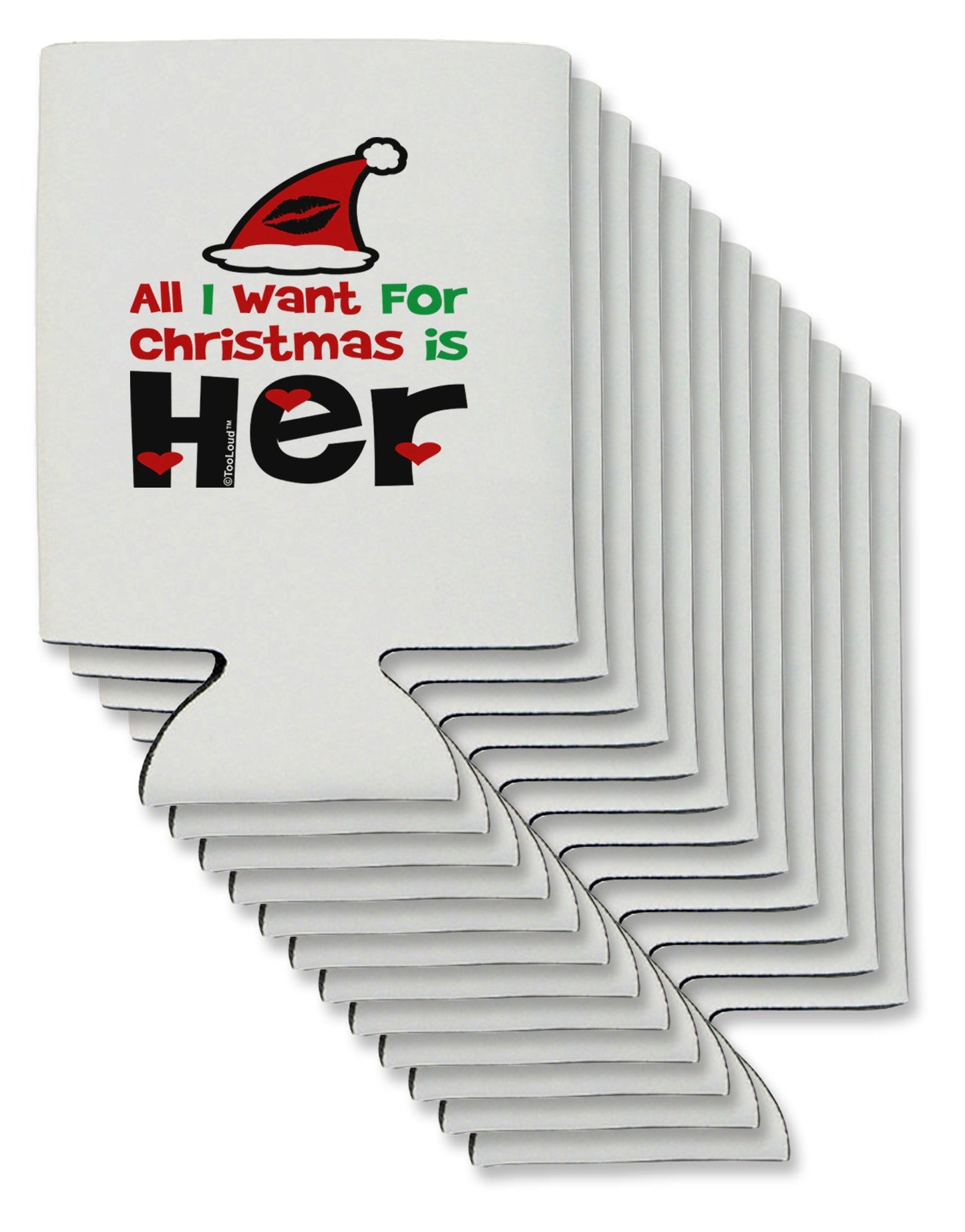 All I Want is Her Matching His & Hers Can / Bottle Insulator Coolers-Can Coolie-TooLoud-12-Davson Sales