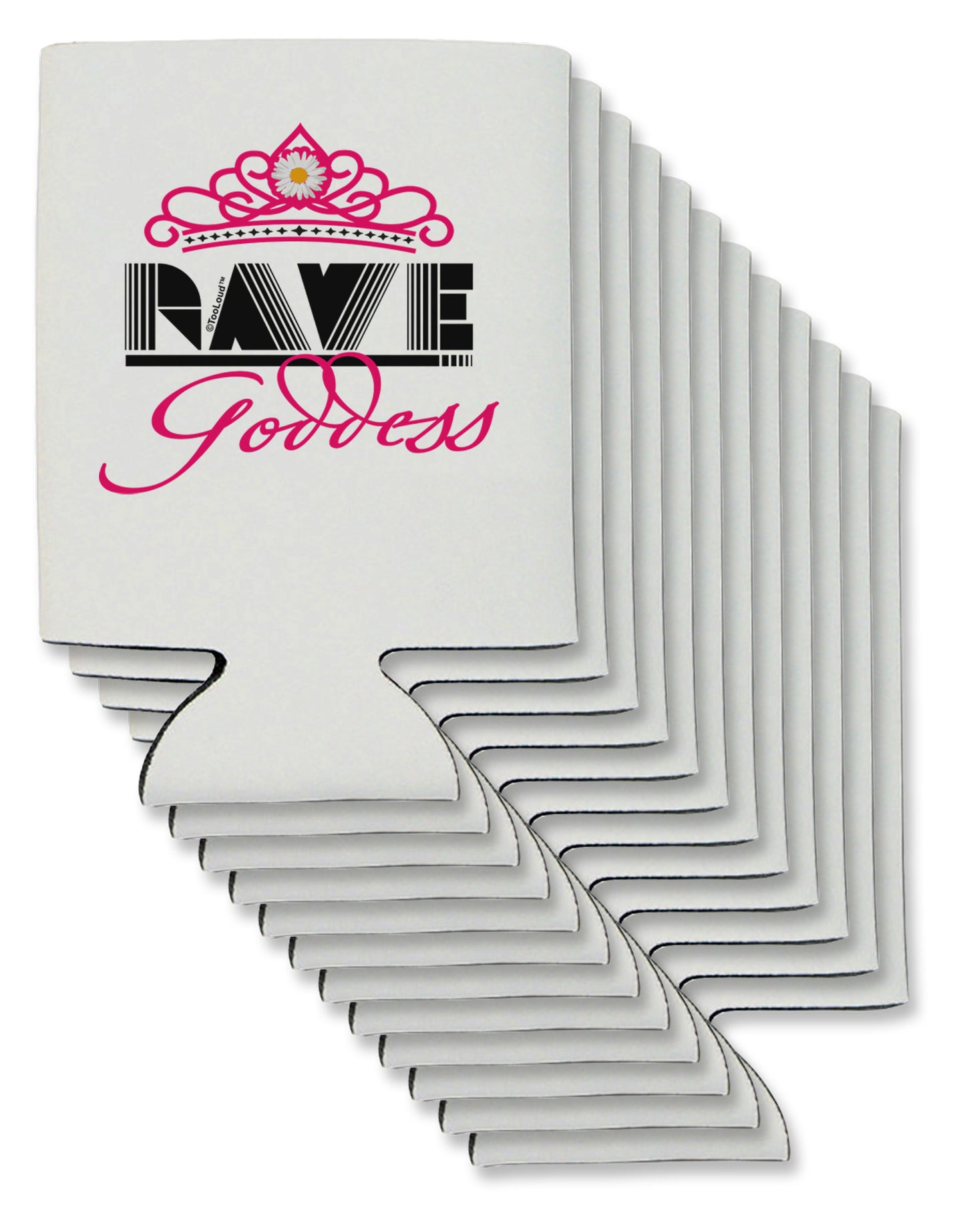 Rave Goddess Can / Bottle Insulator Coolers-Can Coolie-TooLoud-12-Davson Sales