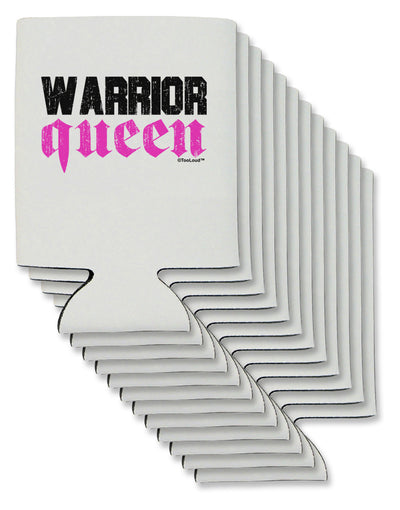 TooLoud Warrior Queen Pink Script Can / Bottle Insulator Coolers-Can Coolie-TooLoud-12 Pieces-Davson Sales