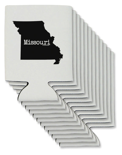 Missouri - United States Shape Can / Bottle Insulator Coolers-Can Coolie-TooLoud-12 Pieces-Davson Sales