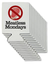 Meatless Mondays Can / Bottle Insulator Coolers by TooLoud-Can Coolie-TooLoud-12-Davson Sales