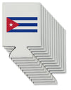 Cuba Flag Cubana Can / Bottle Insulator Coolers by TooLoud-Can Coolie-TooLoud-12-Davson Sales