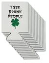 I See Drunk People Funny Can / Bottle Insulator Coolers by TooLoud-Can Coolie-TooLoud-12-Davson Sales