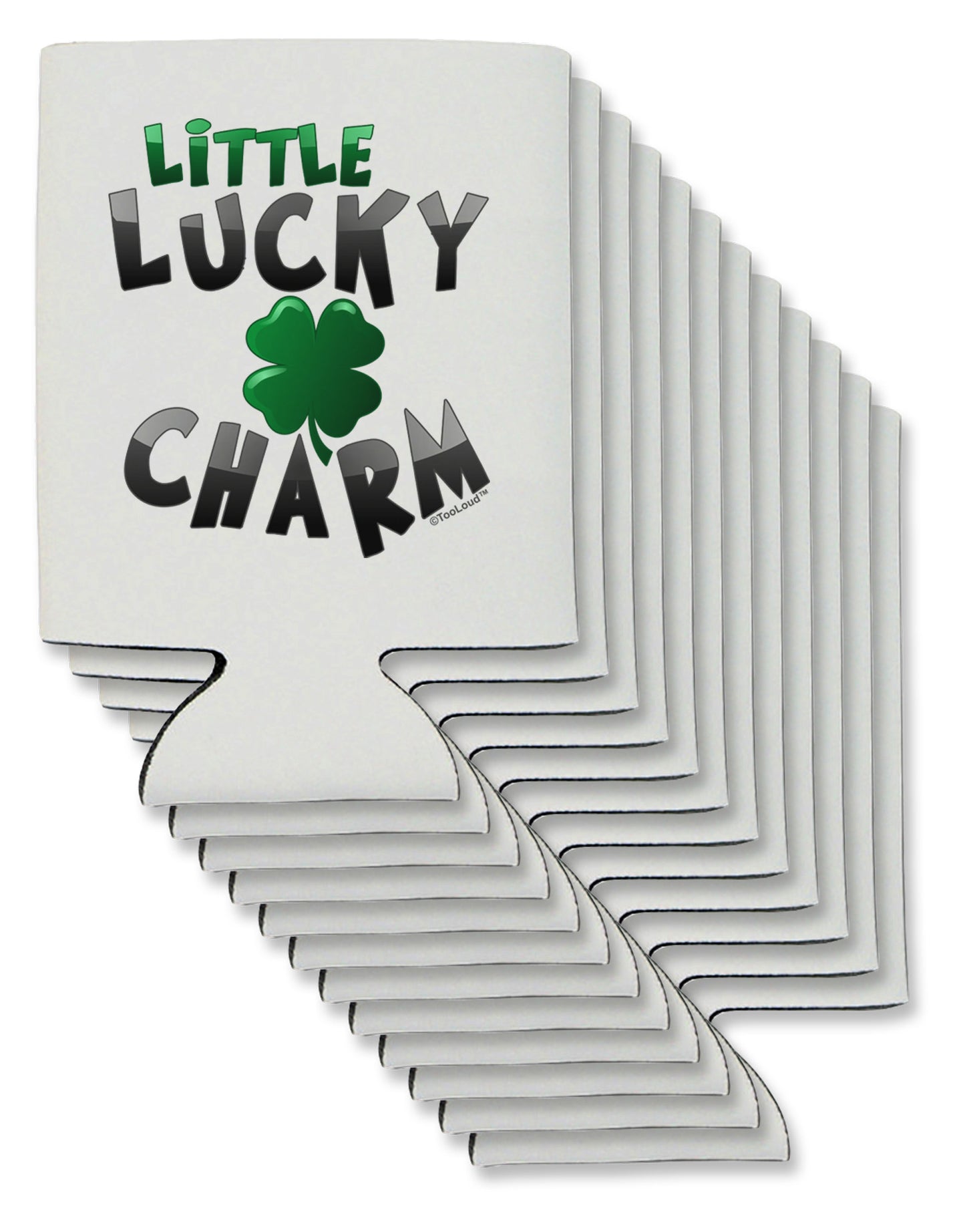 Little Lucky Charm Can / Bottle Insulator Coolers-Can Coolie-TooLoud-12-Davson Sales