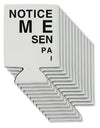 Notice Me Senpai Triangle Text Can / Bottle Insulator Coolers-Can Coolie-TooLoud-12 Pieces-Davson Sales