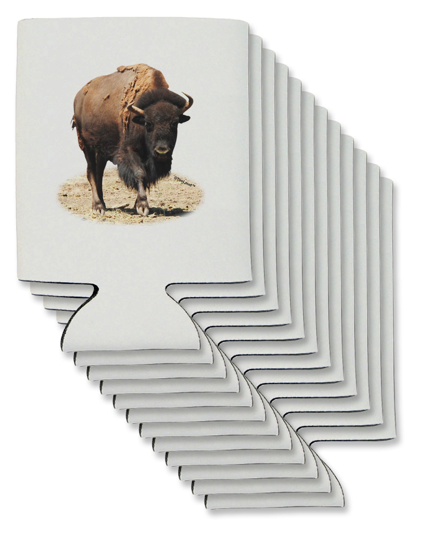 Strong Bison Cutout Can / Bottle Insulator Coolers-Can Coolie-TooLoud-12-Davson Sales