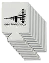 Bay Bridge Cutout Design - San Francisco Can / Bottle Insulator Coolers by TooLoud-Can Coolie-TooLoud-12-Davson Sales