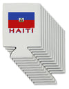 Haiti Flag Can / Bottle Insulator Coolers by TooLoud-Can Coolie-TooLoud-12-Davson Sales