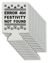 Error 404 Festivity Not Found Can / Bottle Insulator Coolers by TooLoud-TooLoud-12-Davson Sales