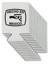 Hecho en Mexico Eagle Symbol with Text Can / Bottle Insulator Coolers by TooLoud-Can Coolie-TooLoud-12-Davson Sales