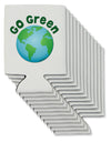 Go Green - Planet Earth Can / Bottle Insulator Coolers-Can Coolie-TooLoud-12-Davson Sales