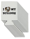 I Heart My Bulldog Can / Bottle Insulator Coolers by TooLoud-Can Coolie-TooLoud-12-Davson Sales